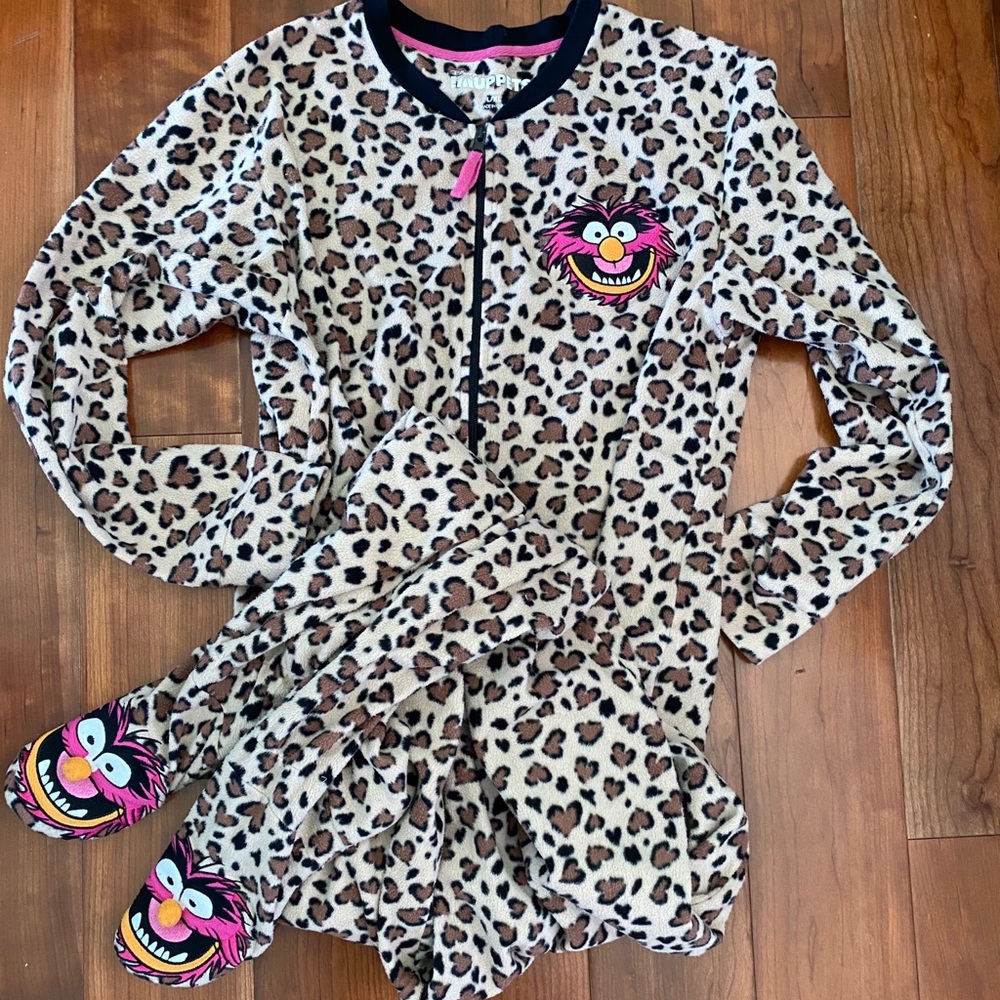 Disney wild thing onesie, leopard print